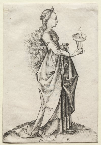 第五賢者の聖母 作： Martin Schongauer