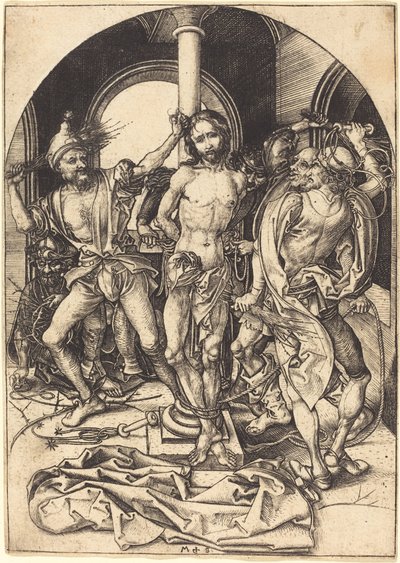 むち打ち 作： Martin Schongauer