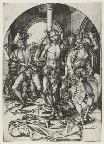 鞭打ち 作： Martin Schongauer