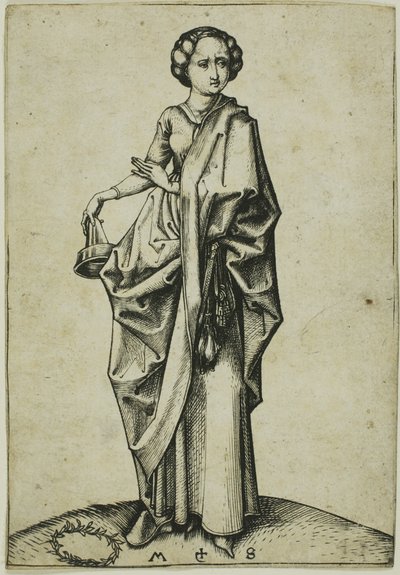 第4の愚かな処女 作： Martin Schongauer