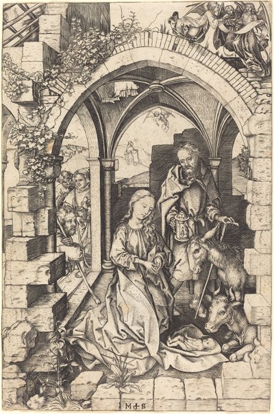 降誕 作： Martin Schongauer