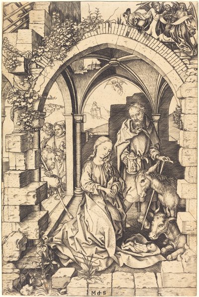 降誕 作： Martin Schongauer