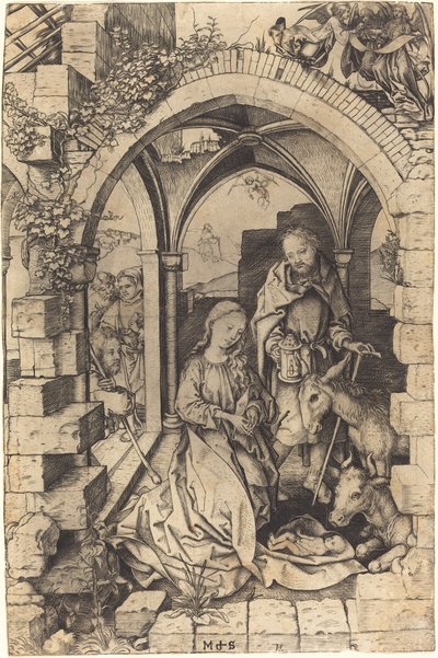 降誕 作： Martin Schongauer