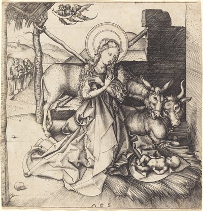降誕 作： Martin Schongauer