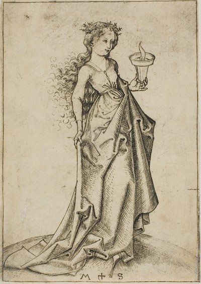 第二の賢処女 作： Martin Schongauer
