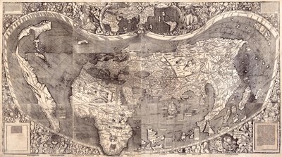 世界の地図 作： Martin Waldseemuller
