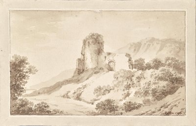 廃墟のある風景 作： Martin von Molitor