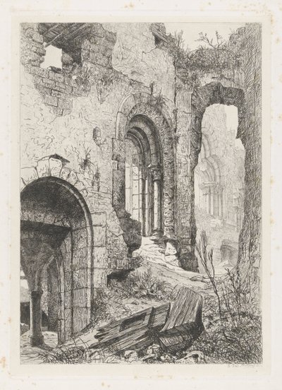 ヴィアンデン城 作： Martinus Antonius Kuytenbrouwer jr.
