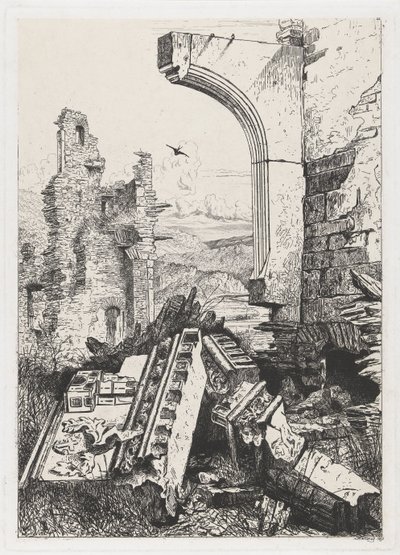 ブールシャイト城跡 作： Martinus Antonius Kuytenbrouwer jr.