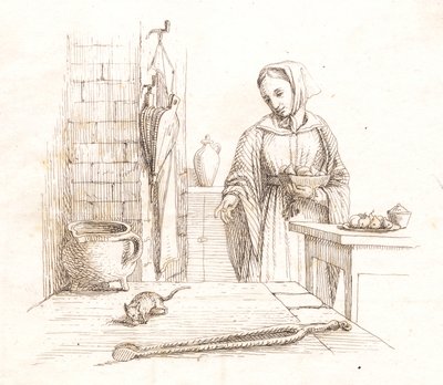 Heyさんの「半百童話」の挿絵です。 作： Martinus Rørbye