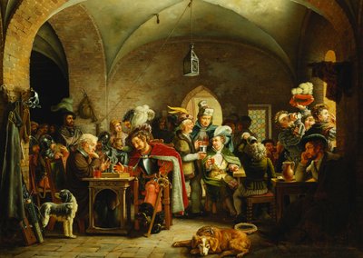 城砦の兵士、1828 作： Martinus Rorbye