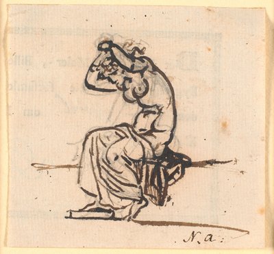 手書きメモ付き年鑑 1848 作： Martinus Rørbye