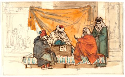 トルコの公証人が結婚契約書を作成 作： Martinus Rørbye