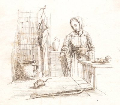 Heyさんの「半百童話」の挿絵です。 作： Martinus Rørbye