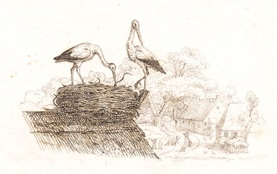 Heyさんの「半百童話」の挿絵です。 作： Martinus Rørbye