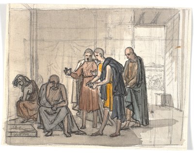 ヨブとその友達 作： Martinus Rørbye