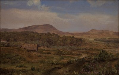 ユトランド半島、ブロックフスの近くの風景 作： Martinus Rørbye