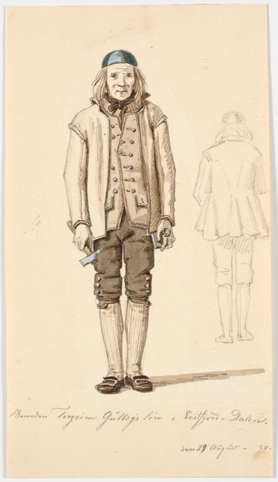 ベストフィヨルド渓谷の鍛冶屋トルグリム・ガログの息子 作： Martinus Rørbye
