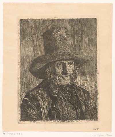 見知らぬ男の肖像 作： Martinus van Regteren Altena