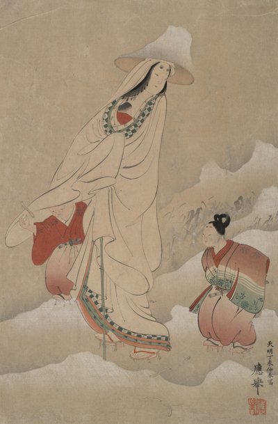 静御前とその子どもたち 作： 丸山応挙