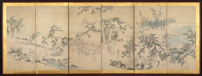 オーキッドパビリオンでの集まり、1700年代後半。 作： Maruyama Okyo