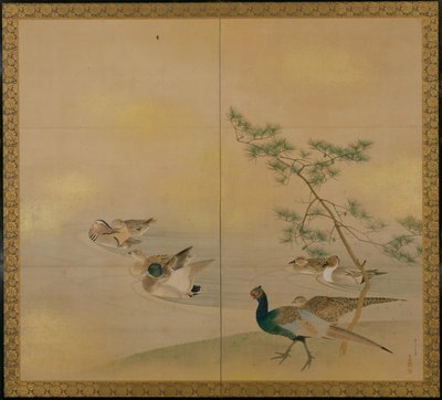 水鳥 作： 丸山応挙