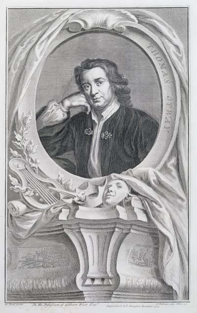 トーマスオトウェイ、ヤコブスウーブラーケン（1698-1780）アムステルダムの彫刻、1741年 作： Mary Beale