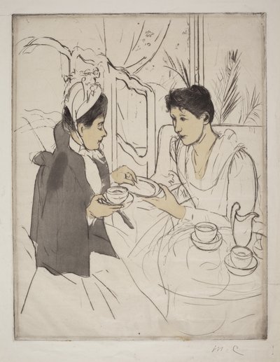 午後の茶会 作： メアリー・カサット