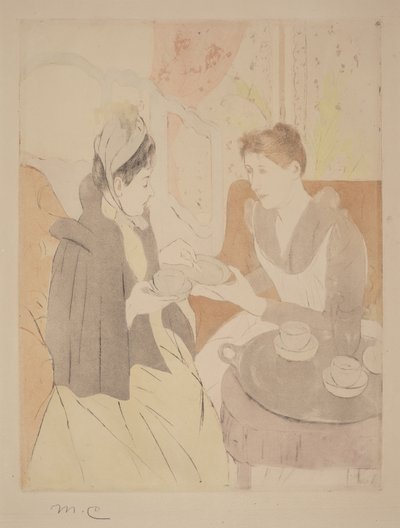 午後のお茶会 作： メアリー・カサット