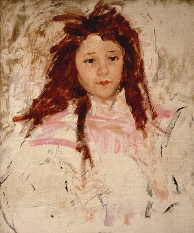 アグネス、1910 作： Mary Cassatt