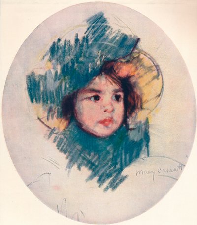 チャイルズヘッド、c1902、c1932 作： Mary Cassatt