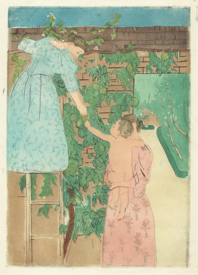 果物を集める 作： Mary Cassatt