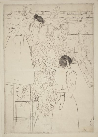果実の収穫 作： Mary Cassatt
