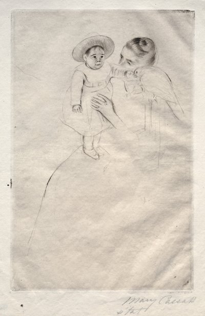 セプトゥイユのエレーヌ、c。 1891年。 作： Mary Cassatt