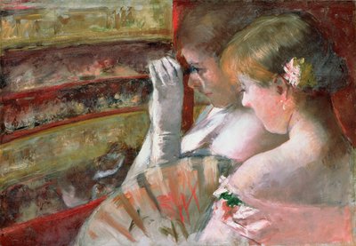 箱の中 作： Mary Cassatt