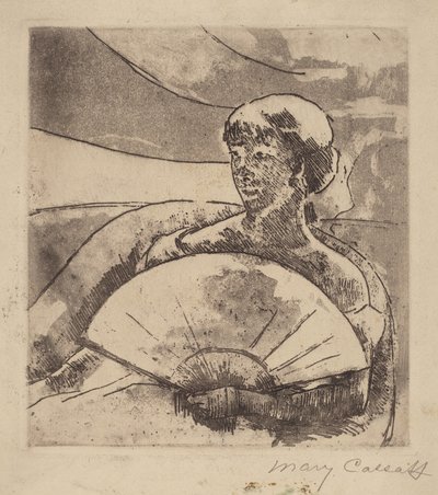オペラボックスNo.3で、1880年頃。 作： Mary Cassatt