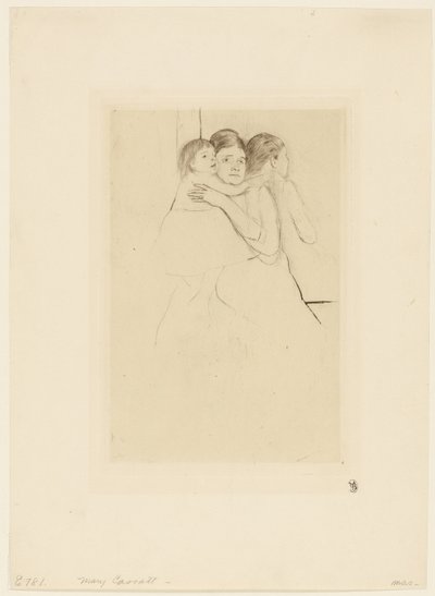 子供を抱くマザーベルト 作： Mary Cassatt