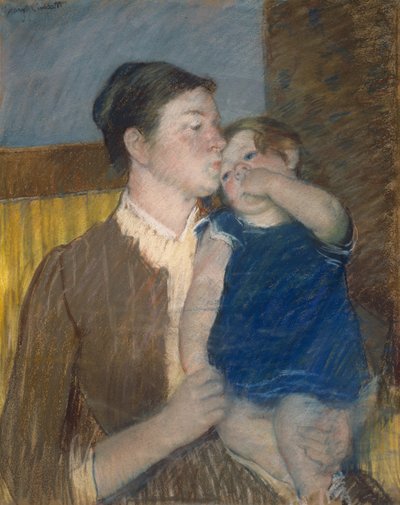母のおやすみのキス 作： Mary Cassatt