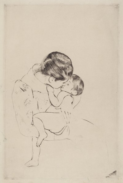 母のキス 作： Mary Cassatt