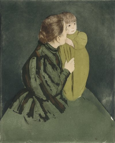 農婦と子供 作： メアリー・カサット