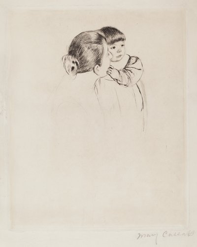農民の母子像 1894年頃 作： Mary Cassatt