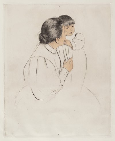 農民の母子像 1894年頃 作： Mary Cassatt