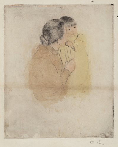 農民の母子像 1894年頃 作： Mary Cassatt