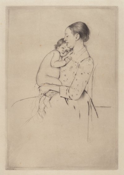 静けさ 作： Mary Cassatt