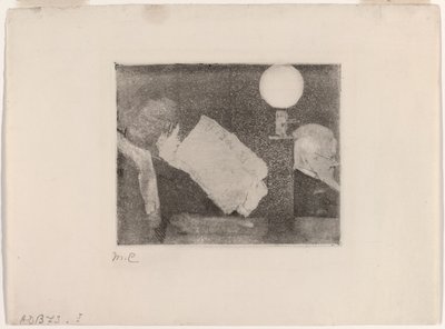 新聞を読む その２ 作： Mary Cassatt