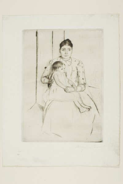 安息 作： Mary Cassatt