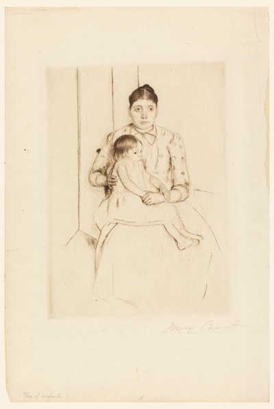 安息 作： Mary Cassatt