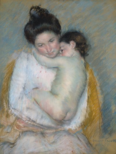 スリーピー・ニコル 作： Mary Cassatt