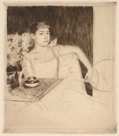 お茶、1890年頃 作： Mary Cassatt