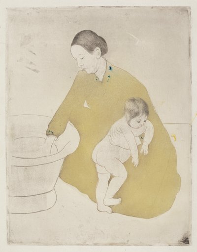 お風呂 作： Mary Cassatt